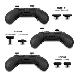 Replacement Joysticks Grip Swap Joysticks, 6 in 1 Elite Series 2 Metal Mod Exchange Thumb Joystick Suitable for One Elite Controller Series 2