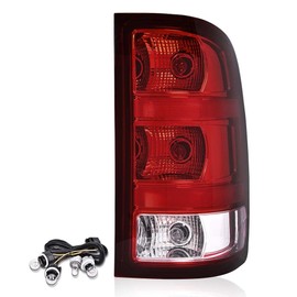 ALLGOOD Tail Lights w/Bulbs, Compatible with GMC Sierra 1500 2500 3500HD 2007 2008 2009 2010 2011 2012 2013, Right Rear Lights Taillamps Brakelights Passenger Side