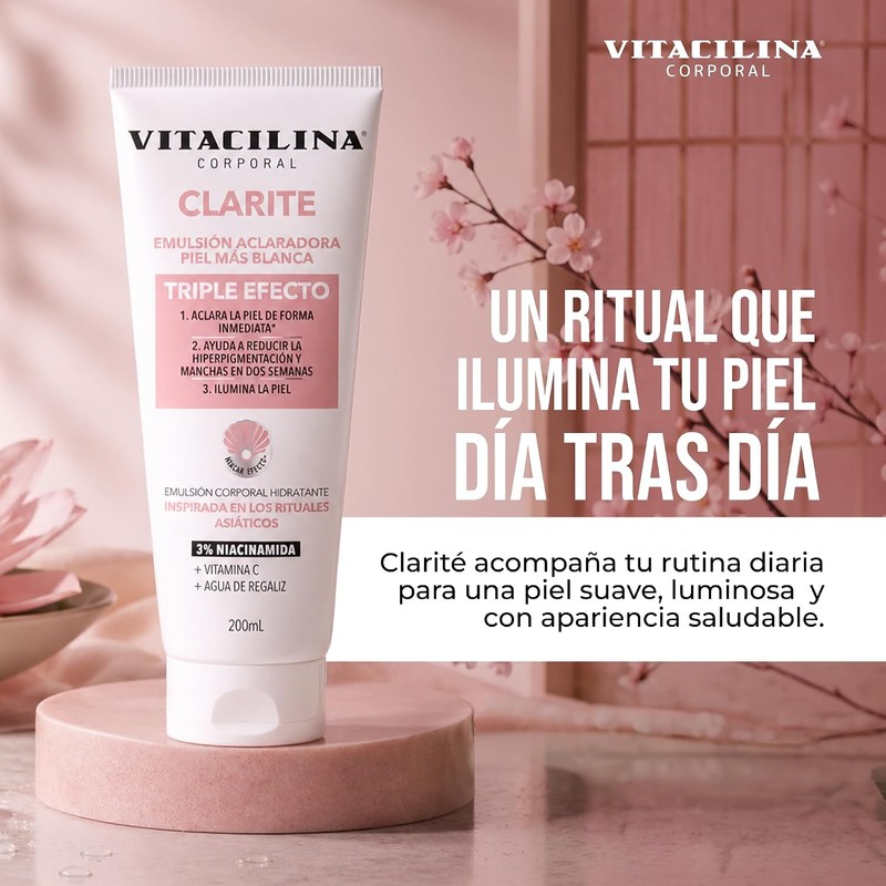 Vitacilina Corporal Clarité │ Niacinamida 3% + Vit. C │