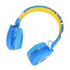 YLFASHION Kids Bluetooth Headphone Cartoon Foldable Adjustable Wireless Headset with