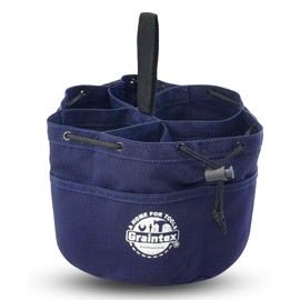 Graintex 18 Pockets Grab Bag Rip-stop Canvas Drawstring Closure, Small Part Organizer Pouch, Small Tools, Screws, Parts, Parachute Tool Bag for Efficient Storage to Essential Items at Job Site or Home