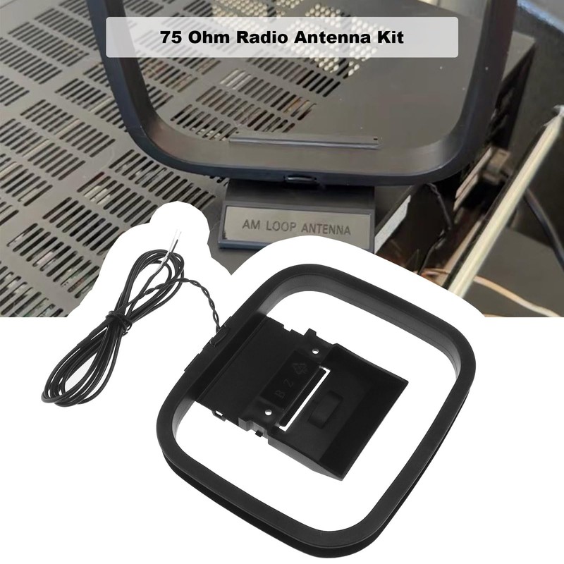 ECSiNG AM FM Antenna Replacement Compatible with Denon, Pioneer, and