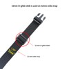 Ahijklmn Tri Glide Slides Plastic Adjustable Webbing Bar Slide Strap