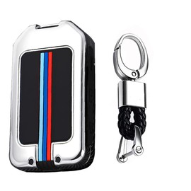 TECART Key Fob Case Protection Shell Accessories Fit for Volvo XC90 XC60 XC40 S60 S90 V90 V60 Polestar 1 T5 T6, A Keychain-Silver, A Keychain-Silver