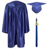GraduationMall Shiny Kindergarten & Preschool Graduation Gown Cap Set with