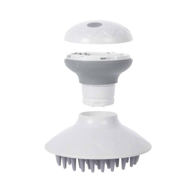 Vibrating Head Massager Rechargeable Kneading Waterproof Multi Functional Electronic Scalp