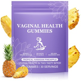 Daiasns Gomitas Feminine PH Balance para Mujeres - Gomitas Probióticas Naturales de Piña Hawaiana Vital Feminine para la Salud y el Bienestar de la Mujer - Refuerzo Inmunitario -
