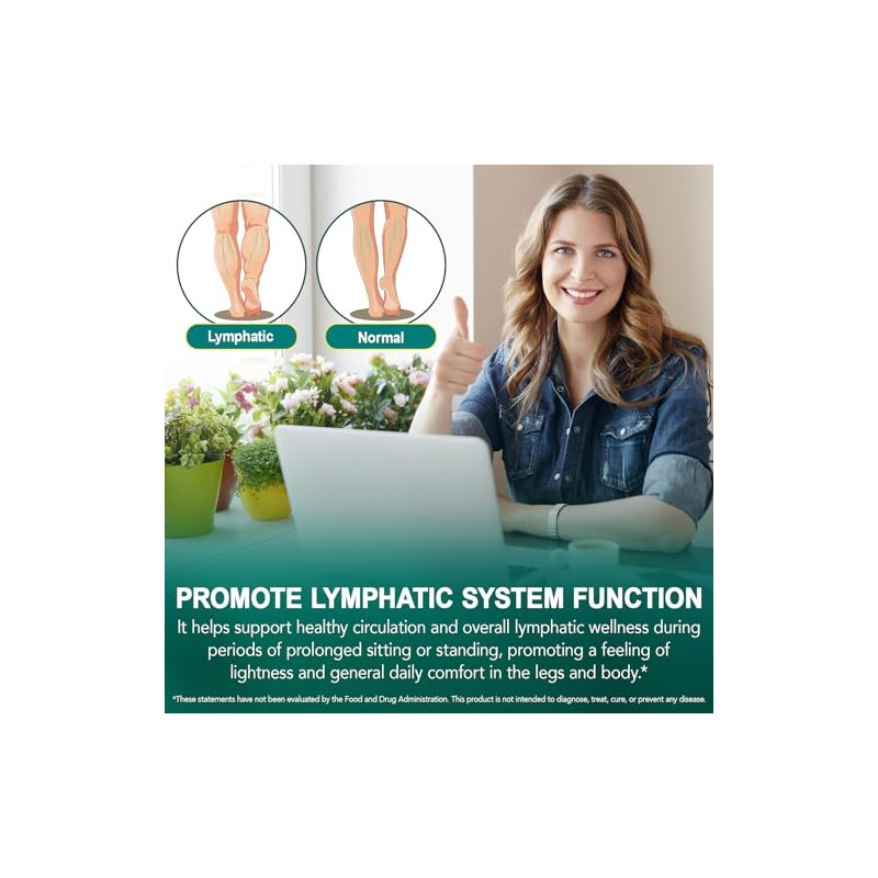 Lymph Drainage Dietary Supplement | Lymphatic System Support | Lymph