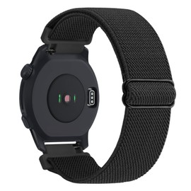 Yeahxing Nylon-Band for COROS PACE 2 Strap-Replace - Watch Band for COROS APEX 2/ APEX 42(mm) Breathable Sport Strap for Men Women (Black)