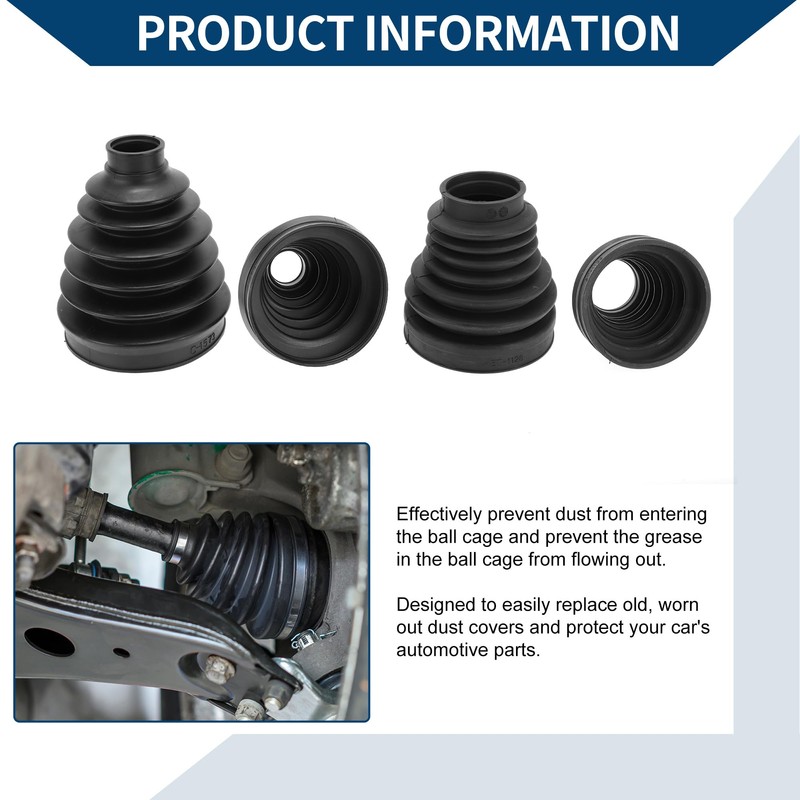 Hihaha No.TDR000120 CV Joint Boot Kit W/Clamps for Land Rover