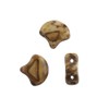 John Bead - abalorio de hoja de ginko checo mate,