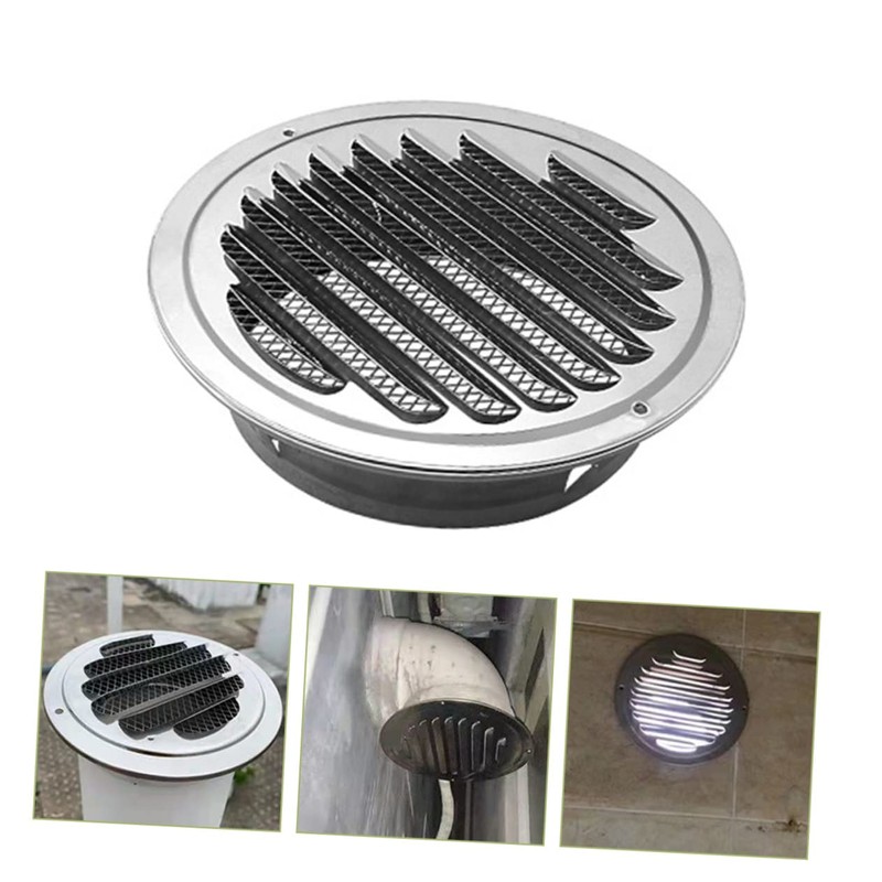 Tofficu Professional Rainproof Stainless Steel Vent Cover for Wall Ceiling