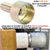 BgfWssh Trailer Dust Cap Installation Tool 1.98 inch Trailer Dust