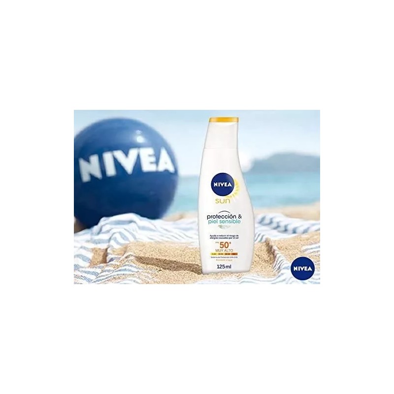Nivea Protector Solar Fps 50+ Piel Sensible 125 Ml Nivea