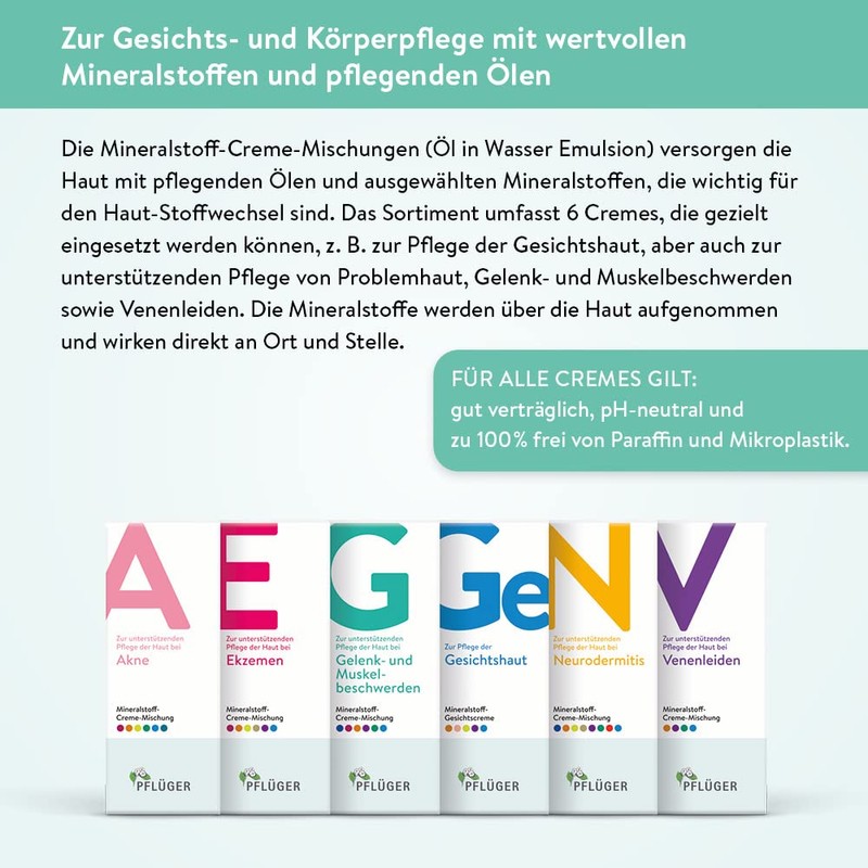 PFLÜGER Mineral Cream Blend G - For Supportive Care for