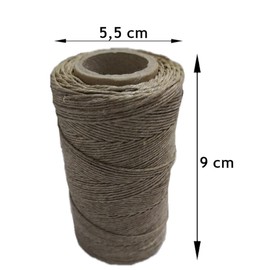 Linen Cord 100 m Linen Cord Natural Cord Craft Cord for Crafts Suitcase Gift Garden Decoration Wedding Packaging Gift Box