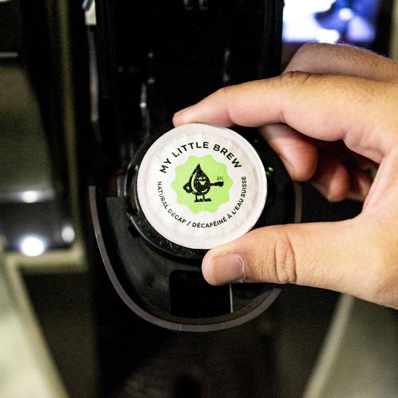 My Little Brew - Natural Decaf, Single Serve K-cup Pod,