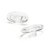 Eyeglass push in nose pads,5 Pairs Oval Slide in Nosepads,Glasses