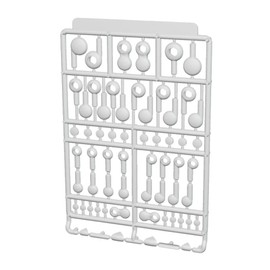 Hobby Base Premium Parts Collection Articulating Figure Joint Pure White Plastic Model Parts PPC-Tn109