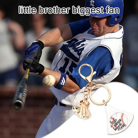 Baseball Birthday Gifts for Sister Keychain Baseball Fan Gifts for Sisters Christmas Gifts for Baseball Player Inspirational Encouragement Gifts for Sister Baseball Lover Gift Keychains for Sis