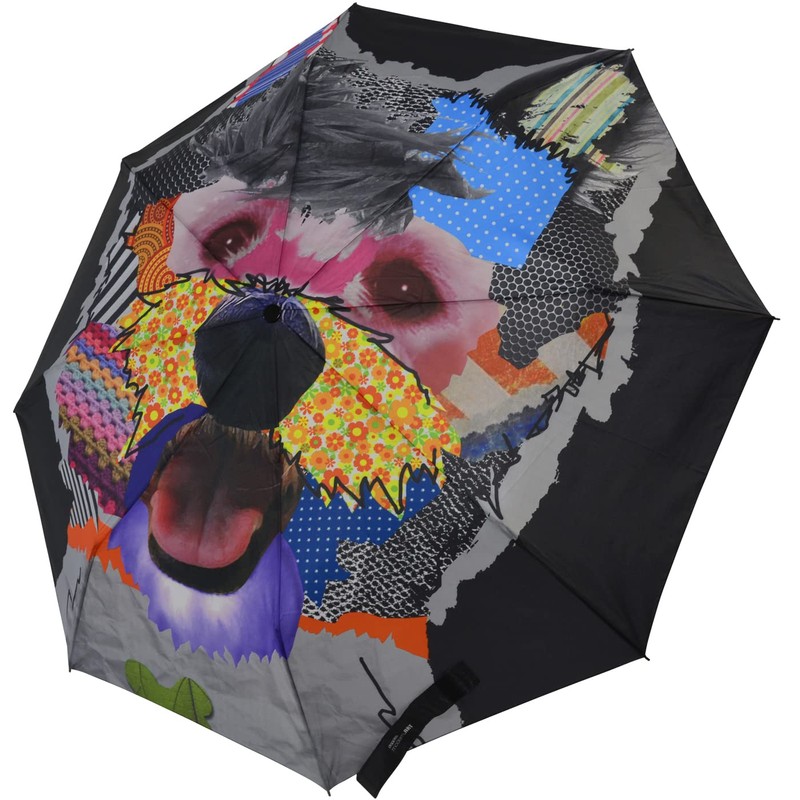 Doppler Modern Art Mini Pocket Umbrella with Hand Opener, multicoloured