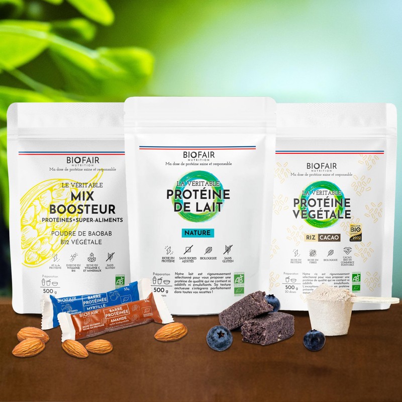 BIOFAIR NUTRITION Organic Plant Protein Rice - 500g/20 Doses -