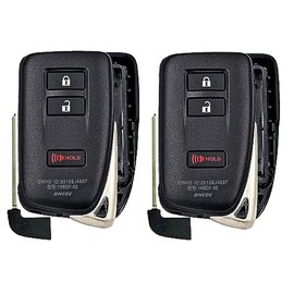 2X New Replacement Prox Key Fob Remote Shell / CASE Compatible with & Fit for Lexus Vehicles.. - MPN HYQ14FBA-NS-05 (NO Electronics or Chip Inside)