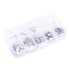 120PCS Snap Rings Assortment Kit Corrosion Resistant Stainless Steel Retaining