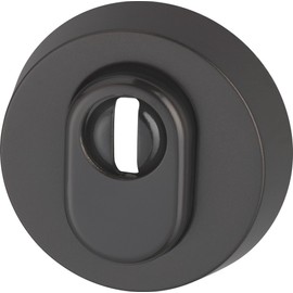ABUS Tür-Schutzrosette RHZS415 B7 dunkelbraun mit Zylinderschutz für Holztüren 09405