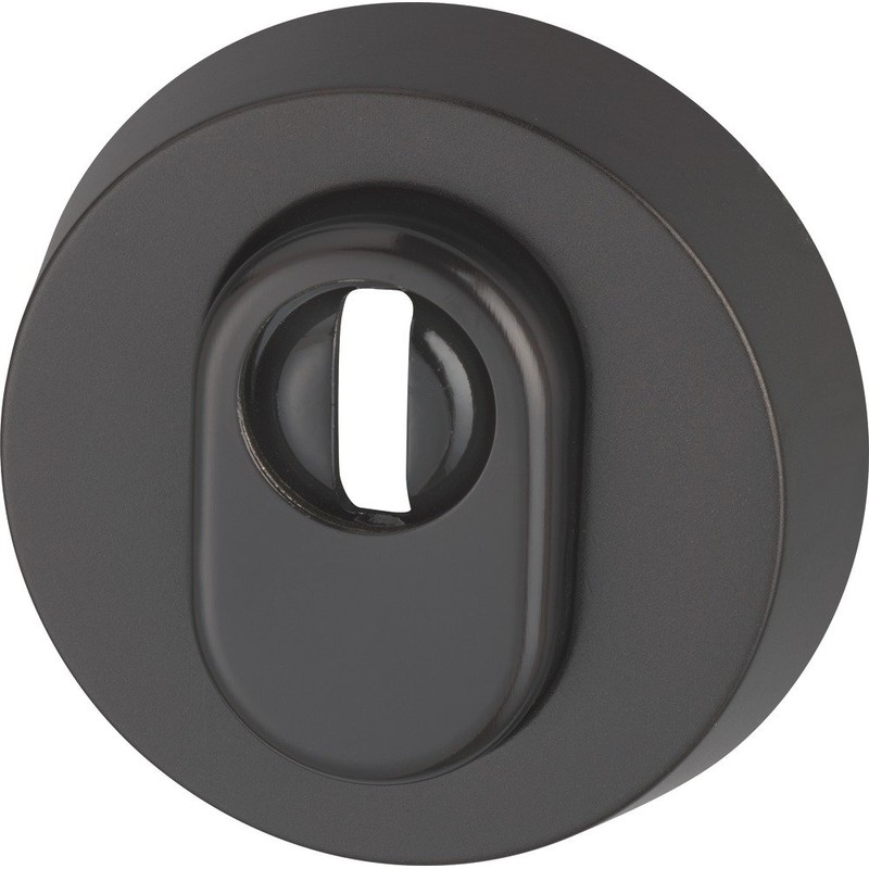 ABUS Tür-Schutzrosette RHZS415 B7 dunkelbraun mit Zylinderschutz für Holztüren 09405