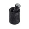 ZhenSanHuan Natural Granite Stone Mortar and Pestle Solid and Durable