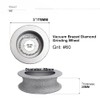 SHDIATOOL 3 Inch Profile Hand Diamond Wheel Height 20mm Half-Round