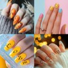 INFUNLY 4 Stück Buchstaben Nagelkunst Schablonen Personalisierte Alphabet Nagel Stempelplatte