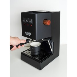 Normcore 58mm Silm Bottomless Portafilter with 18g Basket, Naked Portafilter with Black Anodized Aluminum Fit Gaggia Classic Machines, 18 g Precision Double shot Basket Included