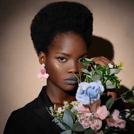 DEYOUM St Patricks Day Earrings for Women Dainty Fashion Rhinestone Lucky Clover Green Leaf Dangle Drop Earring St Patricks Festival Accessories Chic Jewelry Gifts (Pink Clover)