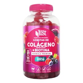 Colágeno Hidrolizado + Biotina 111 Gomas Bajas En Azucar Frutos Rojos