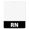 RN Badge Buddy- Black - Horizontal Oversized - Print On