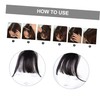 FRCOLOR Clip in Hair Bangs Extensions 100% Real Human Hair