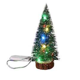 ghhshjhlk Mini Christmas Tree with Light, Lamp, Perfect for Home or Office Decoration.