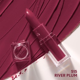 COVERGIRL Clean Lip Color, River Plum, Satin Finish, Squalane, Avocado & Aloe, Carmine-Free, Non-Drying, 0.12oz