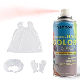 Temporary Hair Color Spray, Natural Hair Dye for Women Men One-Time Use Hair Paint by Seaboll, Washable Colored Hair Coloring Wax for Party, Hollowen, Cosplay (Fired Red)