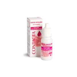 Contacta, Gocce Oculari Lenitive, Gocce Oculari con Calendula Utili per Occhi Irritati Anche con Lenti a Contatto, Azione Idratante e Rinfrescante, 15 ml