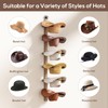 TIPSYTREE Cowboy Hat Rack for Wall – 3-Piece Western Hat