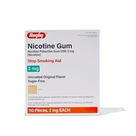 RUGBY LABORATORIES Rugby Sugar Free Nicotine Polacrilex Original Flavor