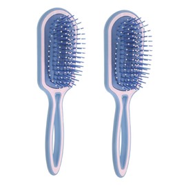 FOMIYES 2pcs Paddle Brush Detangling Hair Massage Comb for All Hair Types Lightweight and Portable Design for Easy Styling and Scalp Care Suitable for Home and Salon Use