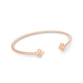 Kendra Scott Rue Cuff Bracelet for Women, Fashion Jewelry, 14k Rose Gold-Plated