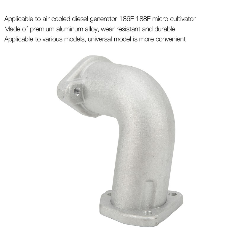 Generator Intake Elbow Aluminum Alloy Standard Size Intake Pipe for