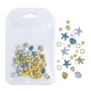 100Pcs Summer Nail Charms 3D Shell Starfish Nail Art Charms