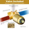 Tohlar Gold Shower Faucet, Single-Handle Shower Faucet Set with 6