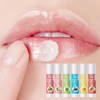 Fruit Flavor Lip Balm Set, 6 Counts/set Moisturizing Lip Balm,